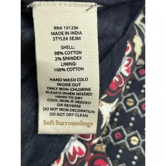 Soft Surroundings Mandala Bolero Jacket size 2X New Beaded sequin embellished - Picture 13 of 14